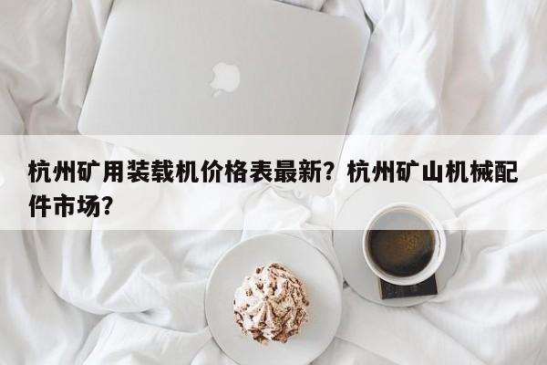 杭州礦用裝載機價格表最新？杭州礦山機械配件市場？