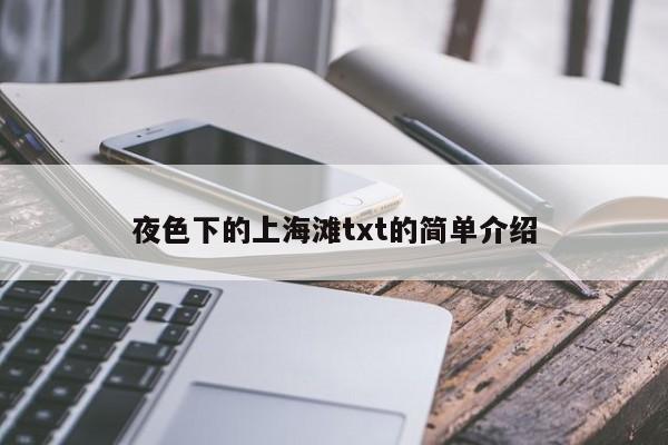 夜色下的上海灘txt的簡單介紹
